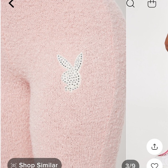 Playboy Cozy Wide Leg Pant 💕💕NWOT - Picture 3 of 5